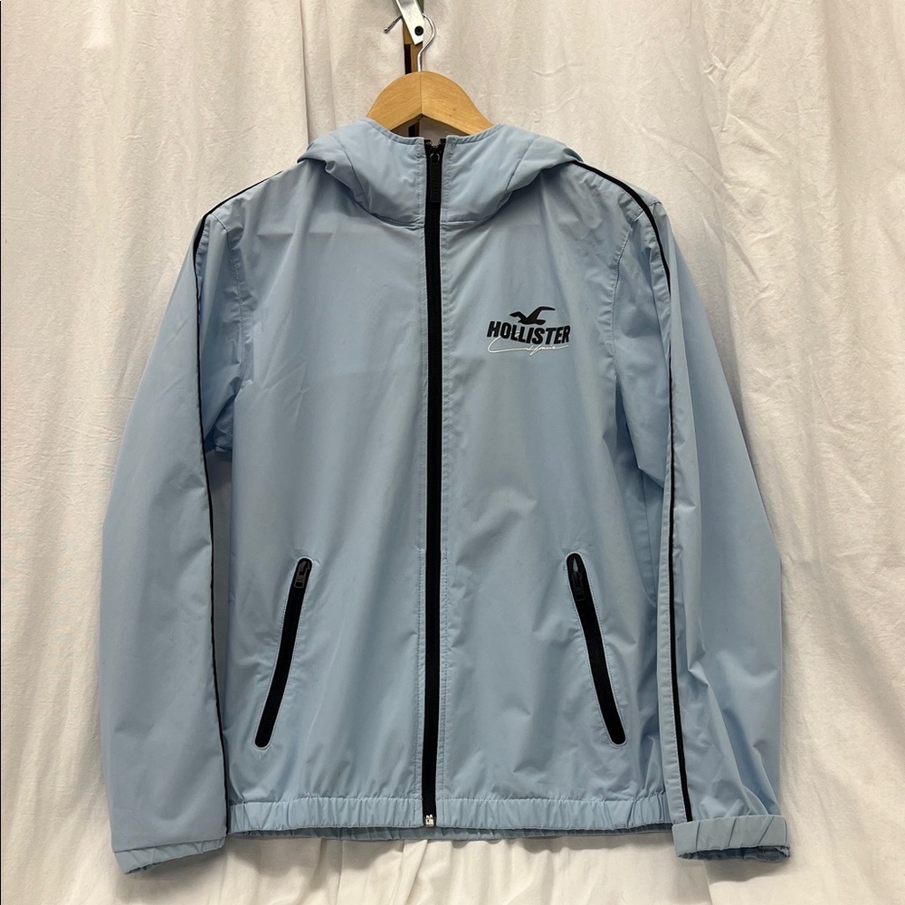 Hollister Sky Blue Hooded Jacket